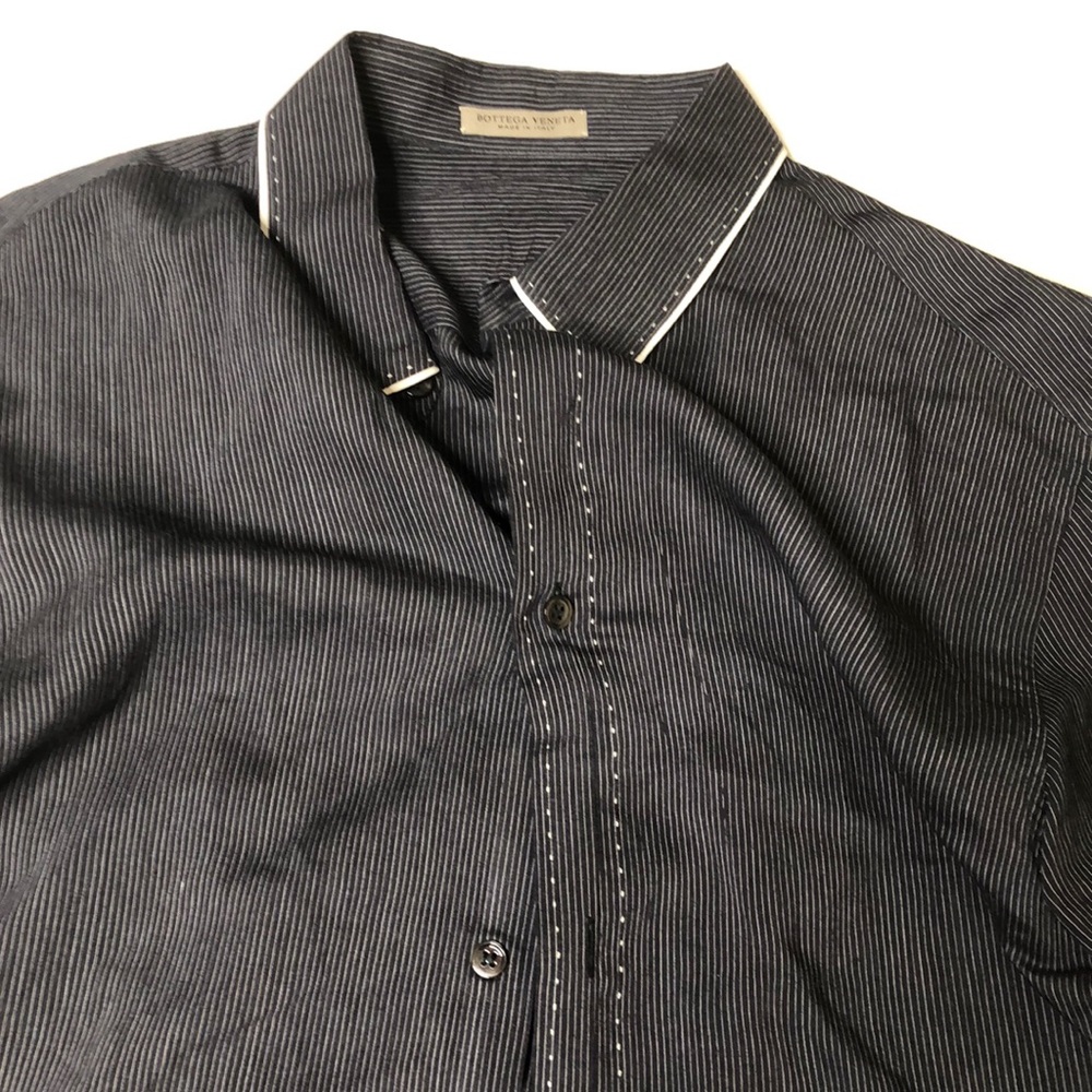 Bottega Veneta striped button down shirt